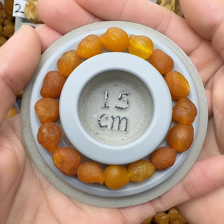 蜜蜡未镶嵌裸石天然蜜蜡手串