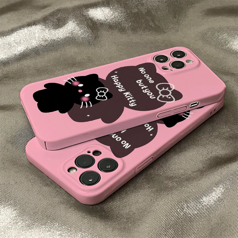 【粉底kt猫】适用苹果16promax手机壳iphone13/4防摔15全包菲林硬壳