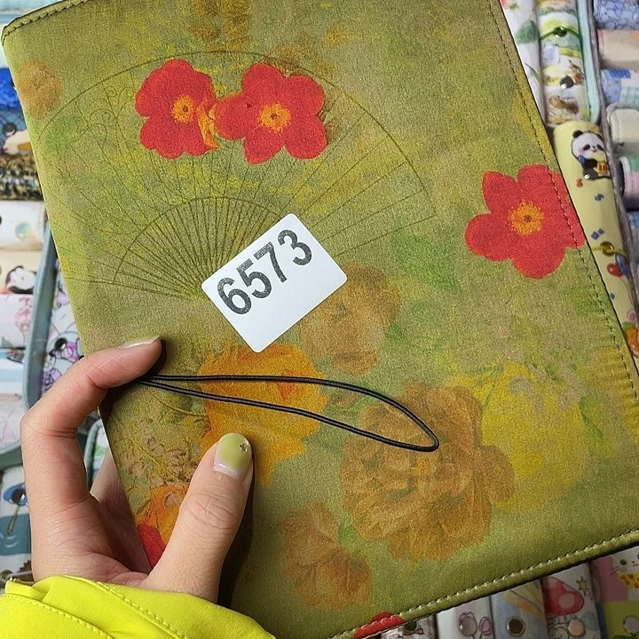 织绣香云纱A5活页送纸6573抽惠3