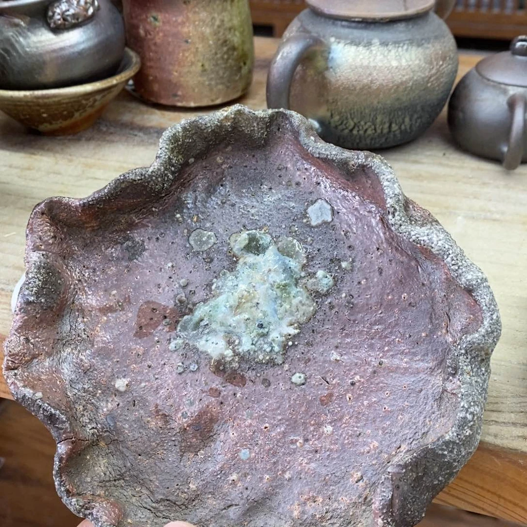 陶园柴烧 精品高货一**狗535瑕疵小个瑕疵