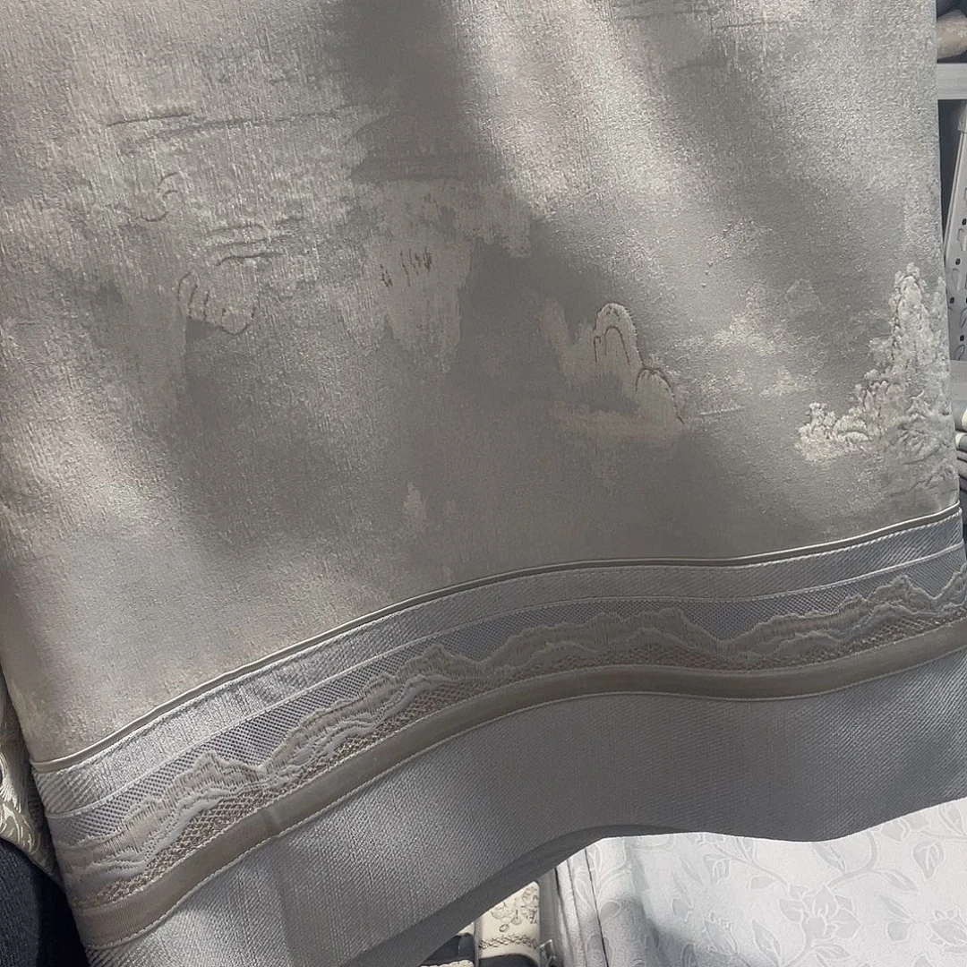 雪尼尔千里江山灰色280