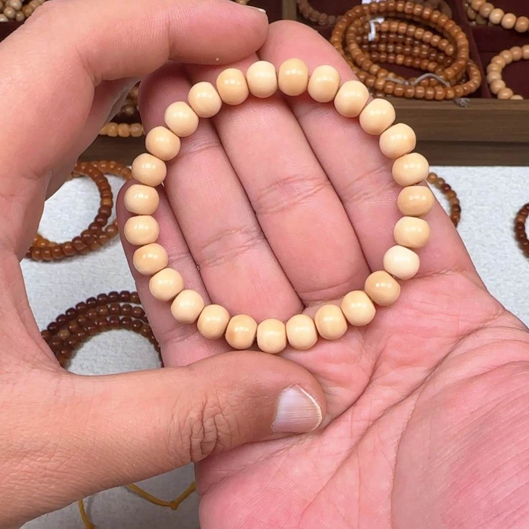 星月菩提手串龙脊 苹果圆 尺寸0.87 有钥匙孔