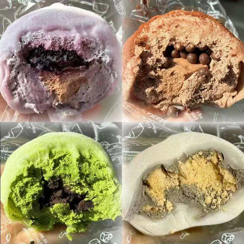 【糖心儿专属】0蔗糖0面粉雪媚娘大福爆浆奶油巧克力动物奶油甜品