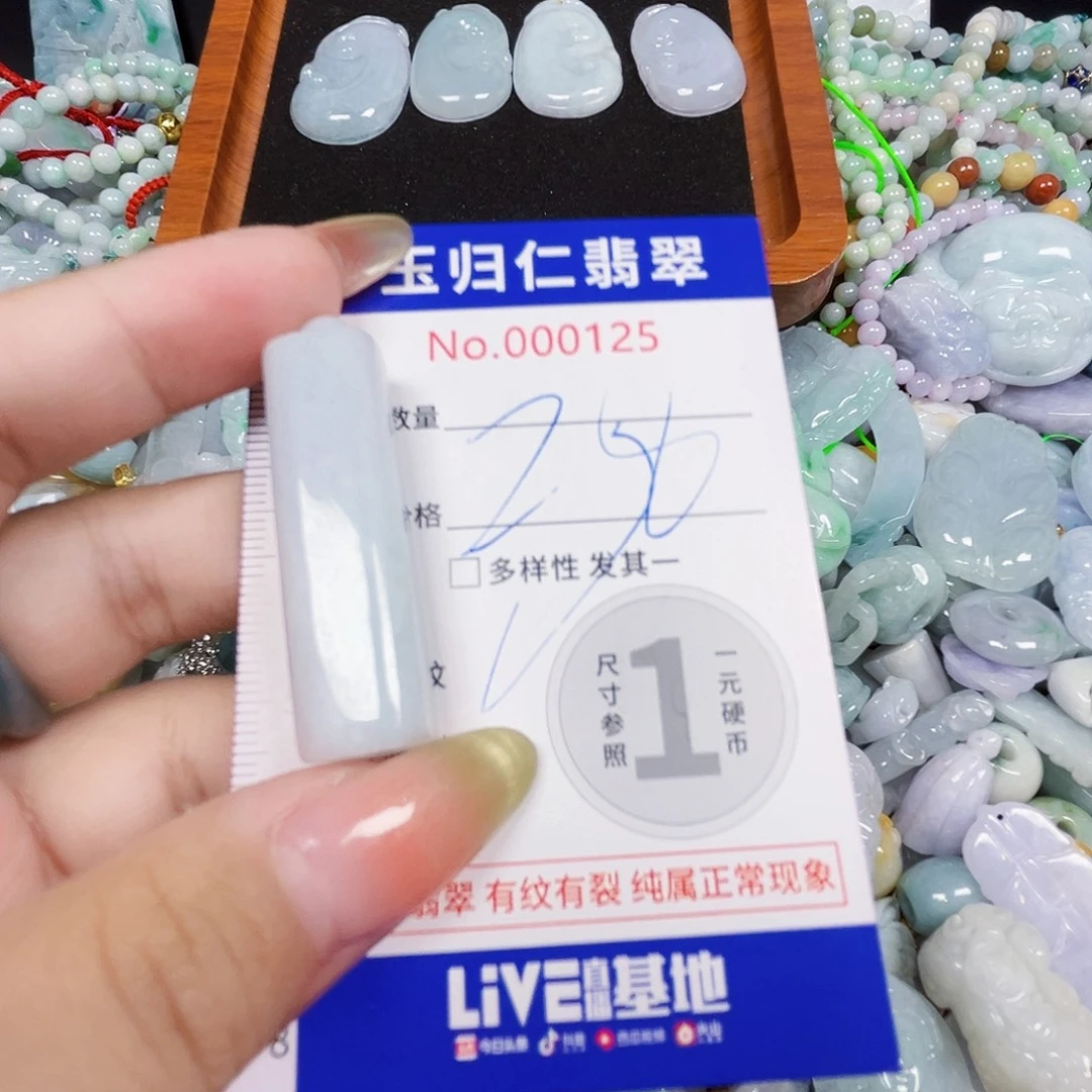 翡翠未镶嵌颈饰好