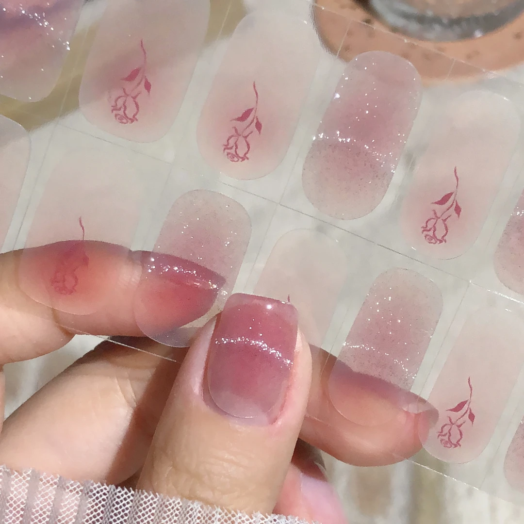【暗号】asap美甲贴纸日常腮红猫眼防水免封层成品甲油膜非穿戴甲
