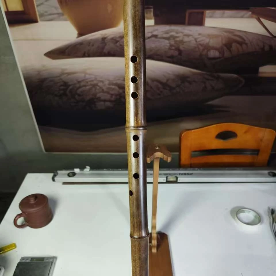 专业级老紫竹洞箫乐器专业高档F紫竹箫古风八孔G调儿童初学者洞箫