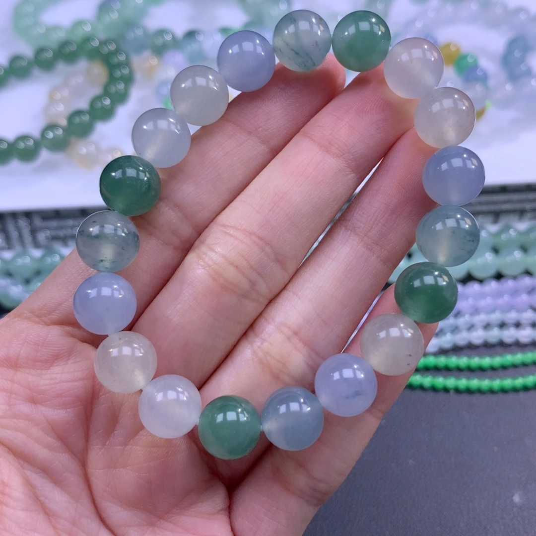 翡翠未镶嵌手链翡翠