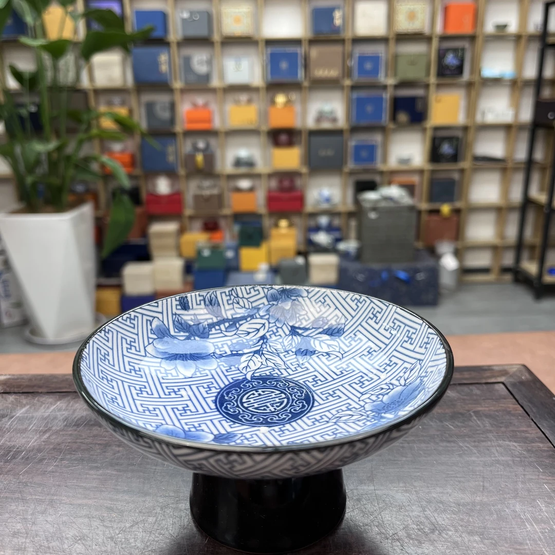 陶瓷繁花果盘小盘茶盘-F18（众）