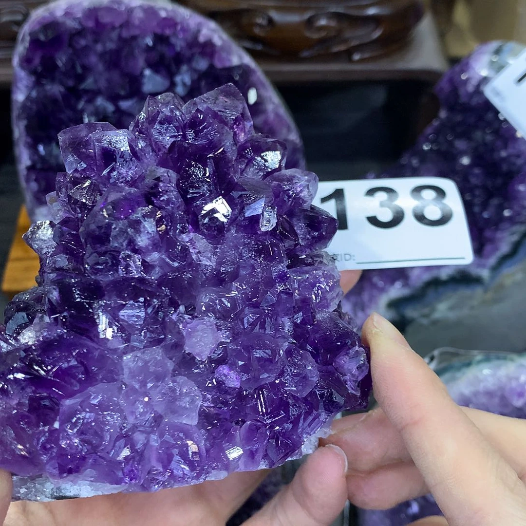 紫晶珠宝半成品未镶嵌138