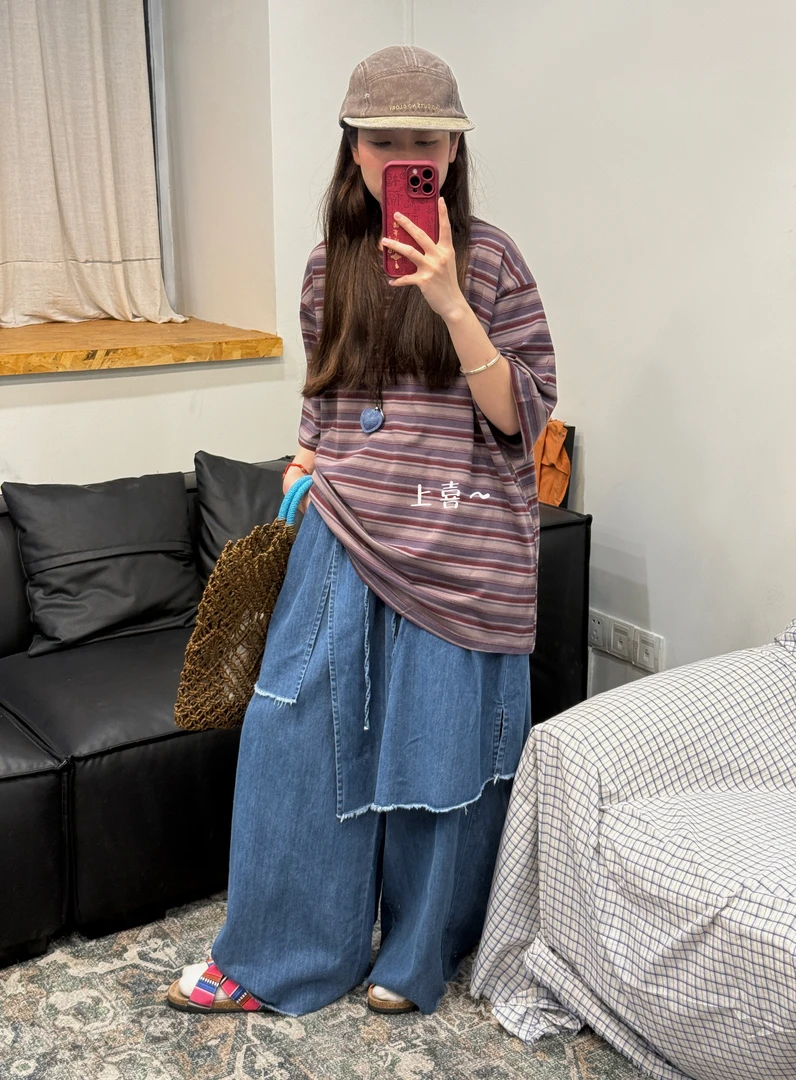 叨叨推荐款 YQ#0622#条纹T恤（春夏新款）X