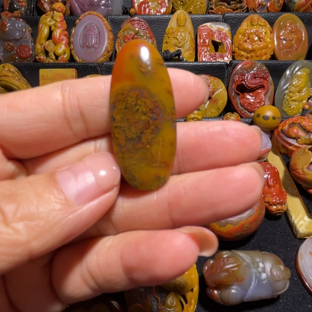 玛瑙/玉髓合金颈饰