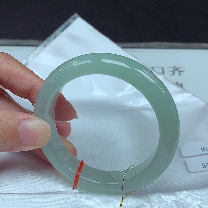 翡翠未镶嵌手镯54圈4941