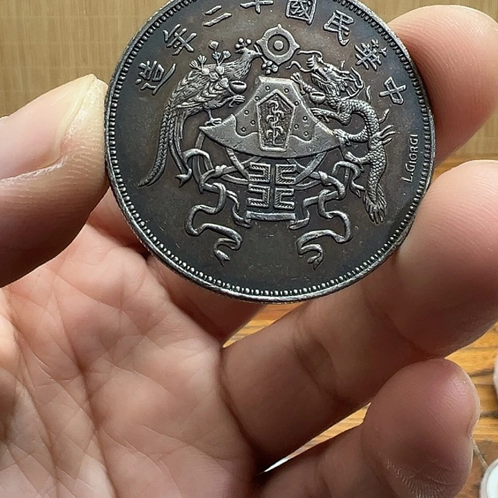 （一家臻藏）可吸翻可吹响龙洋工艺品 精选摆件