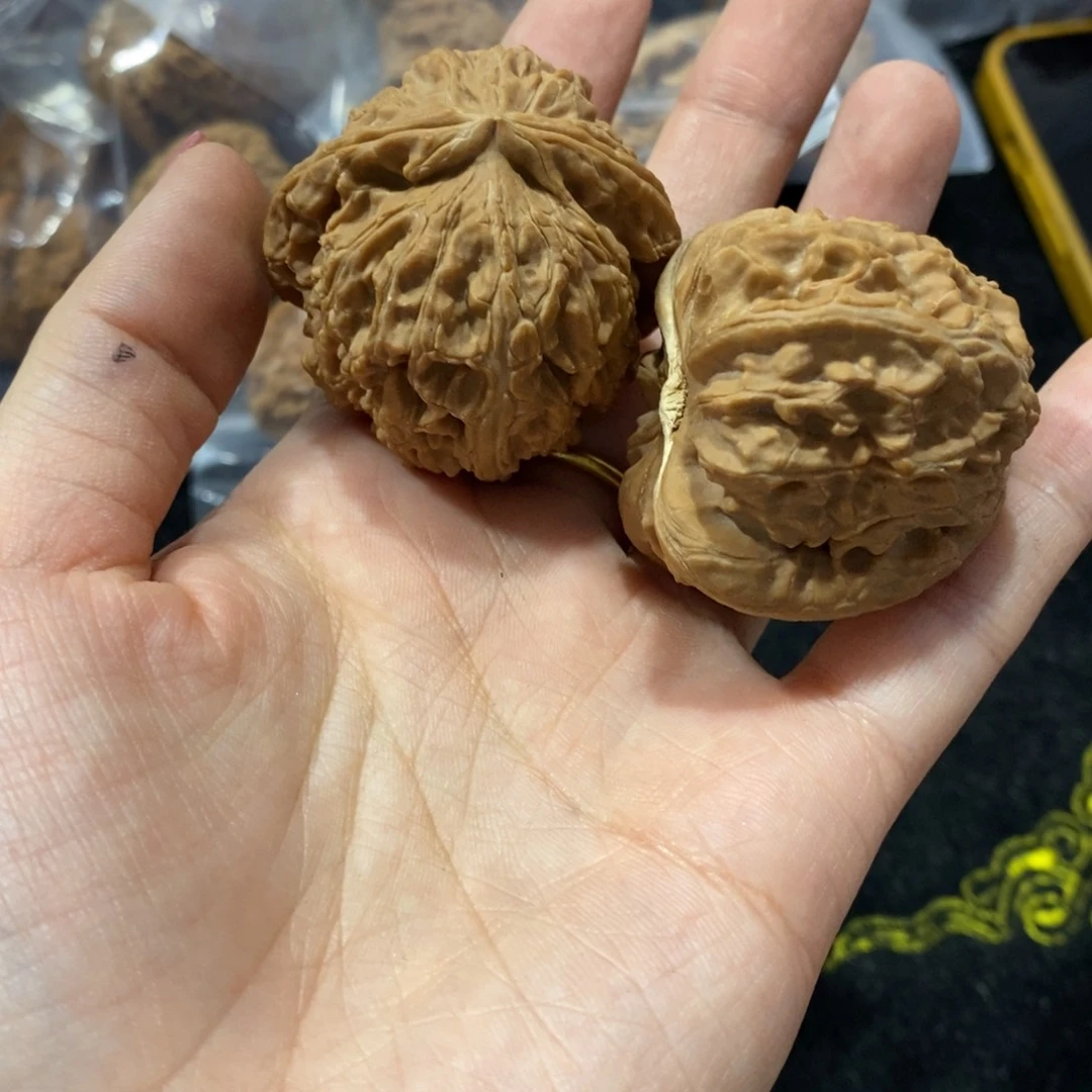 猴头核桃吊坠白狮子79