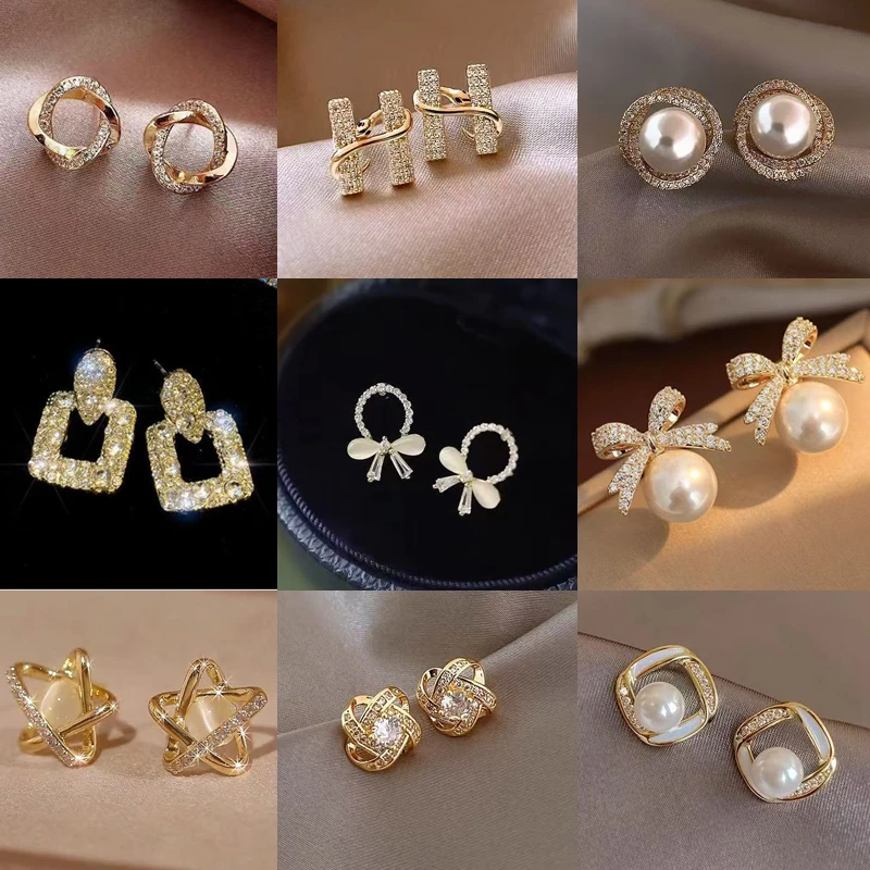 合金耳饰 轻奢耳钉高级银针独特气质星星耳环2025新款爆款耳饰