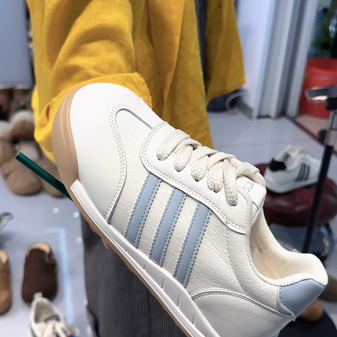 板鞋016三条蓝色38码