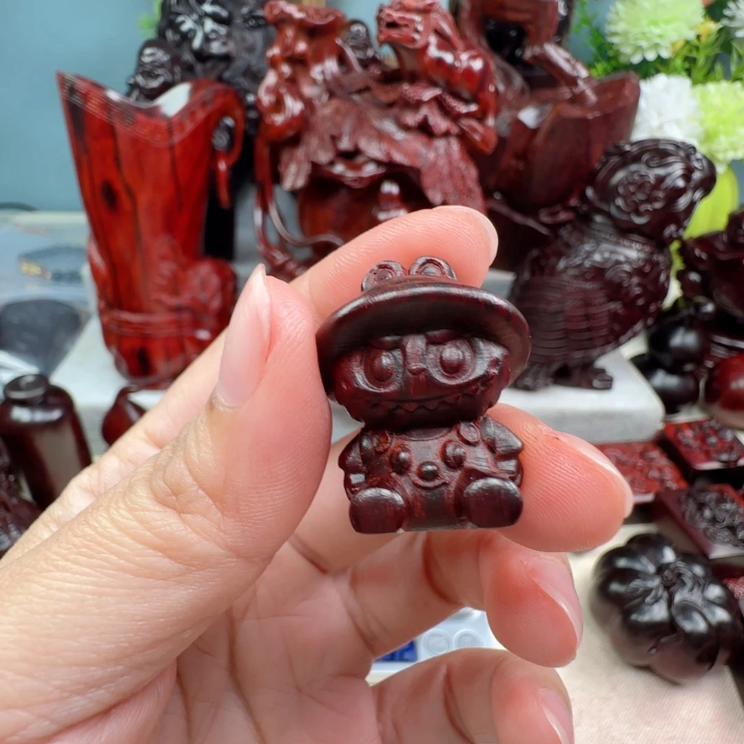 陈***林把件小叶紫檀葫芦定金
