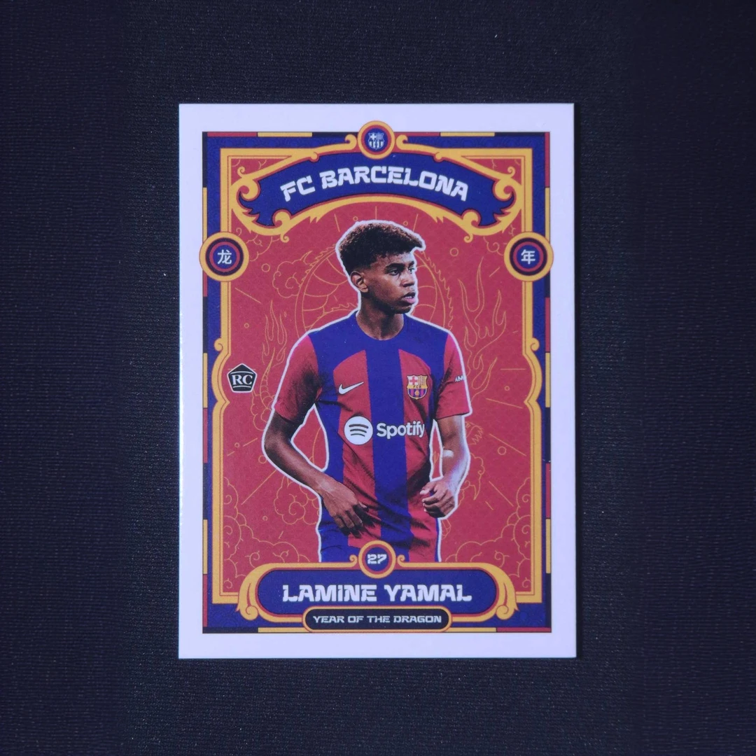 【直播开价】亚马尔 新秀 帕尼尼足球手提国宝签名球星卡