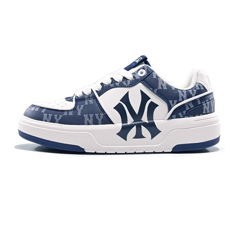 纽约洋基队百搭小白鞋板鞋男女透气增高厚底运动鞋低帮男鞋情侣