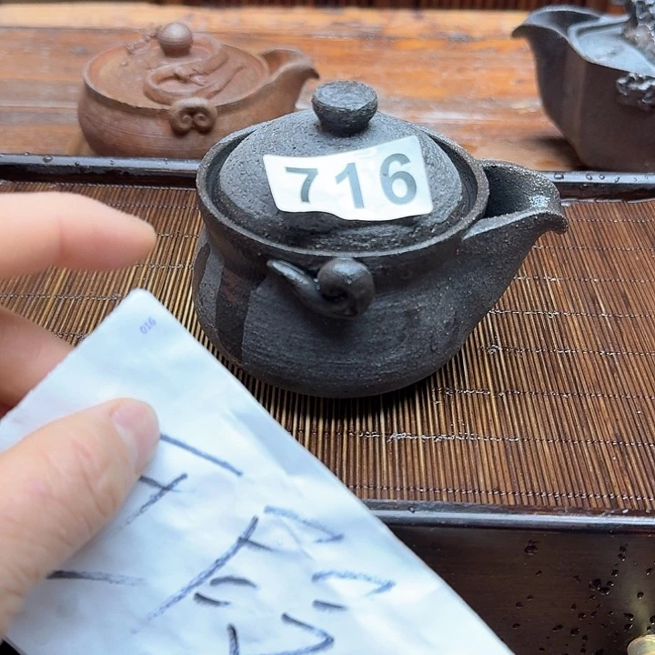 纯手工制作粗陶茶具