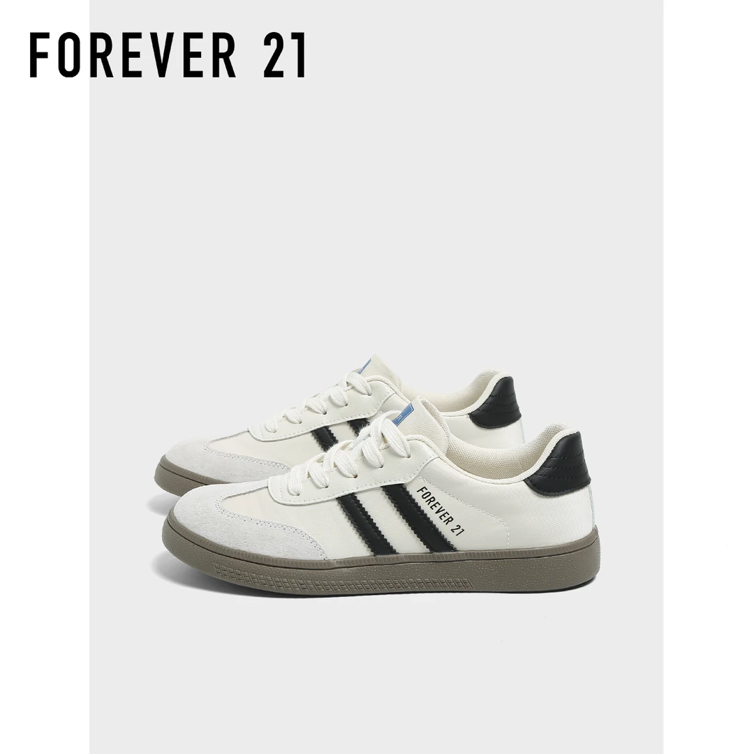 F21复古德训鞋男款2025新款秋季软厚底增高休闲百搭耐磨运动板鞋