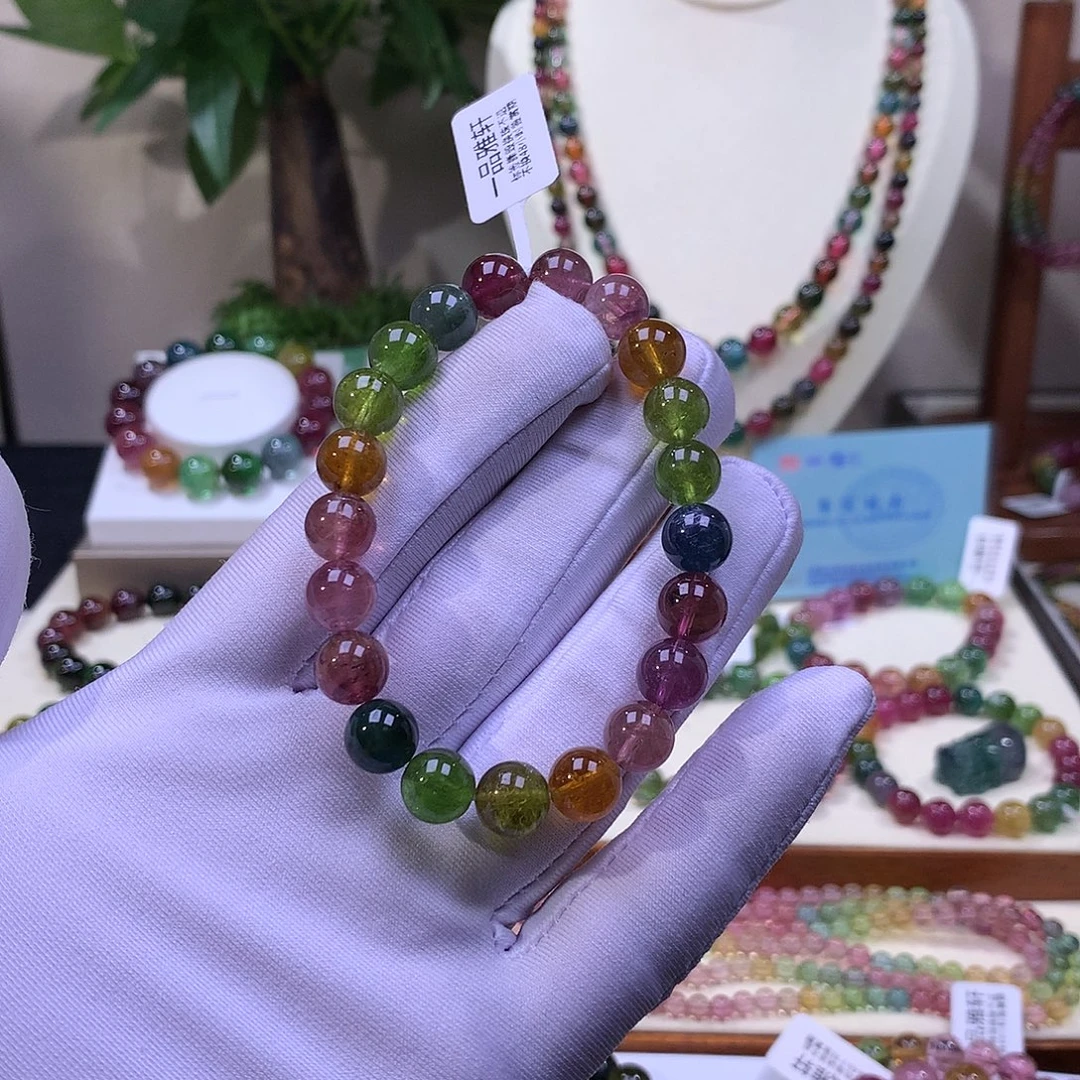 碧玺手串未镶嵌碧玺