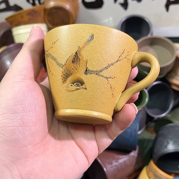 茶杯紫砂全手工紫砂主人杯