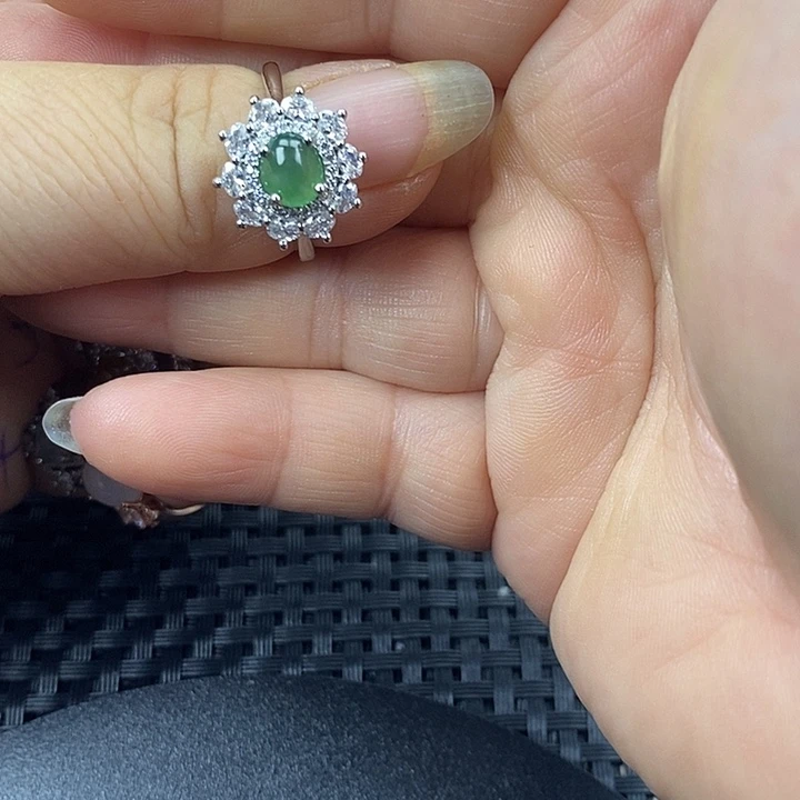 未镶嵌戒指翡翠.****.缅甸