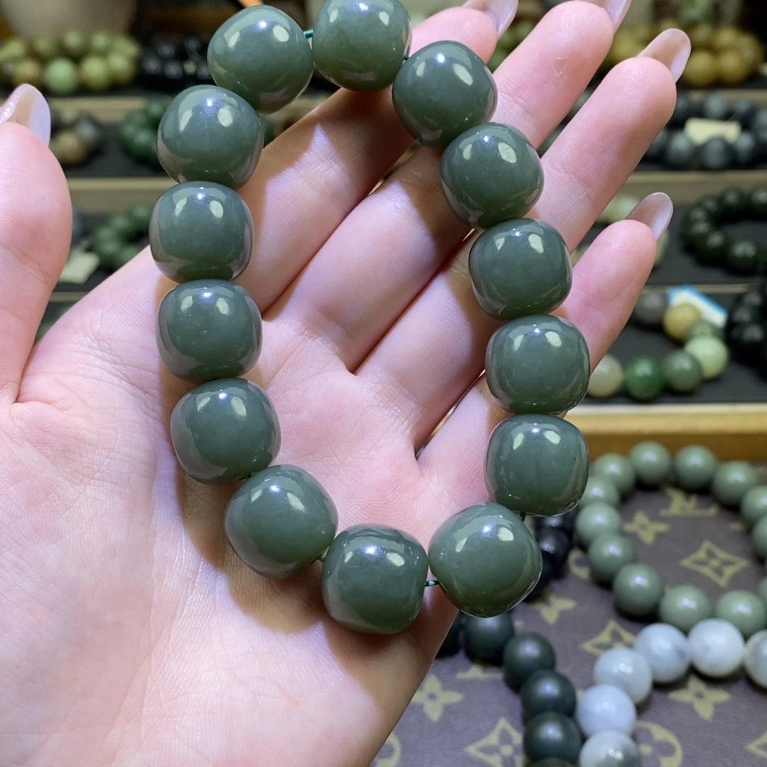 和田玉手串未镶嵌