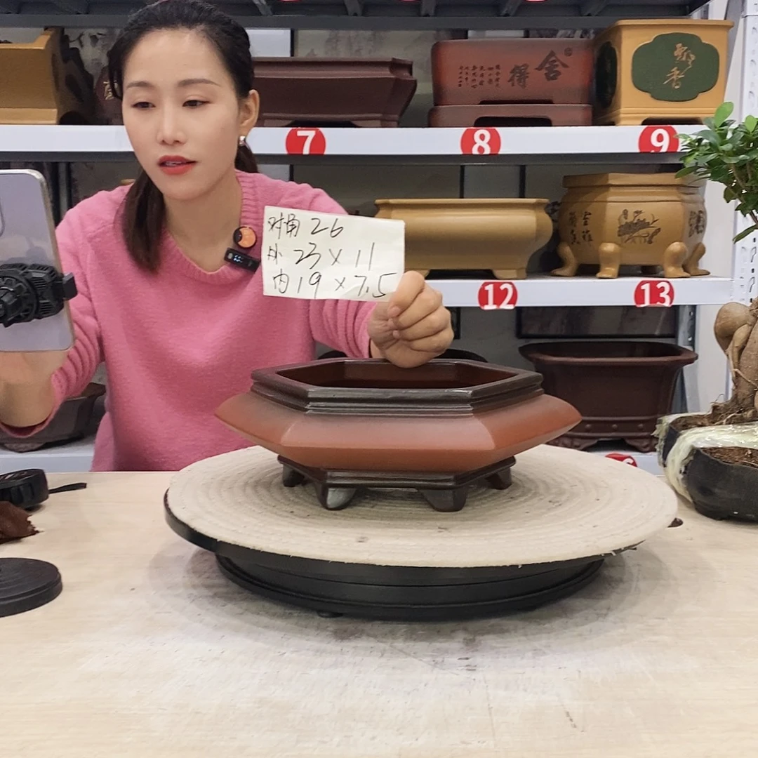 紫砂花盆紫砂花盆