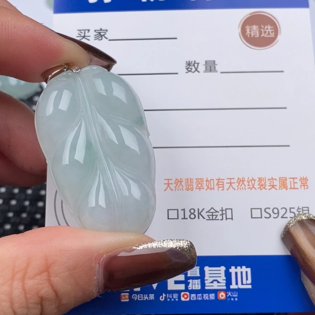 翡翠银S925镶嵌颈饰