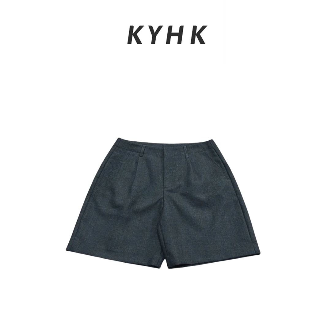 KYHK 休闲百搭西装大短裤250709