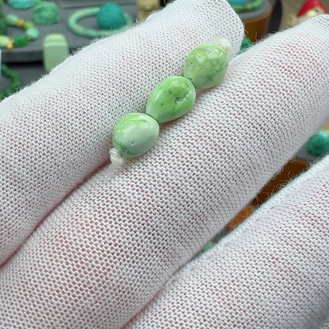 绿松石菜籽黄绿松石Z未镶嵌