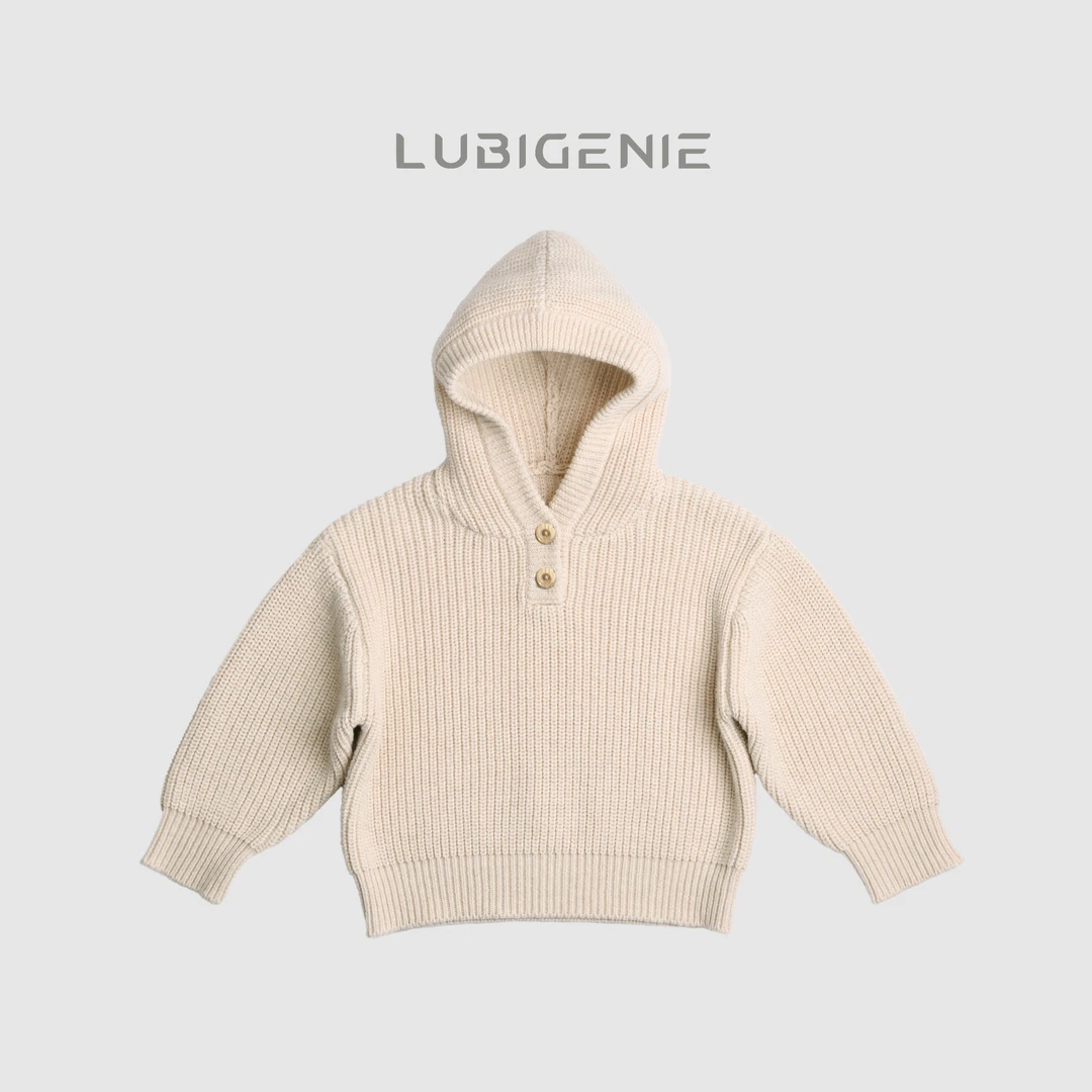 【潘先生高定】连帽毛衣棉+羊毛婴儿衣服