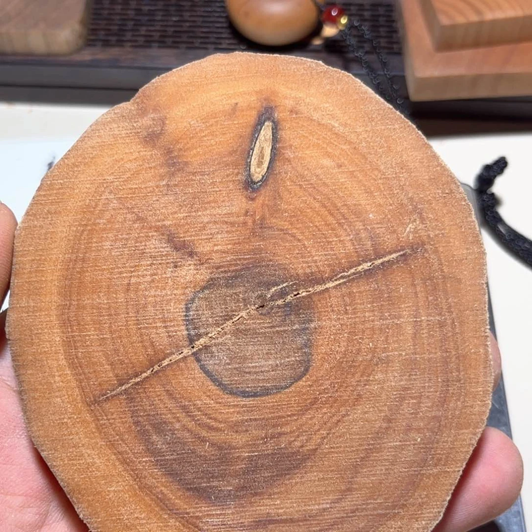 老山檀香原料切片约77g