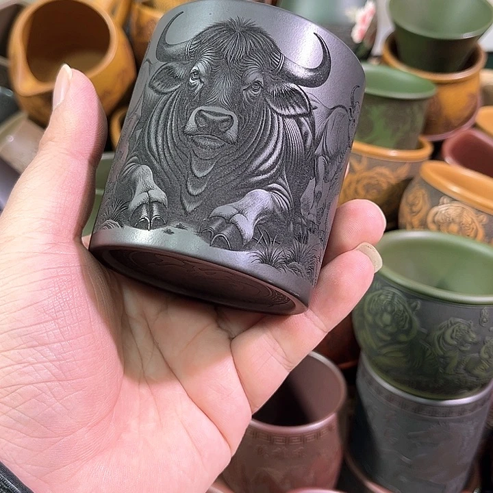 茶杯紫砂全手工紫砂主人杯