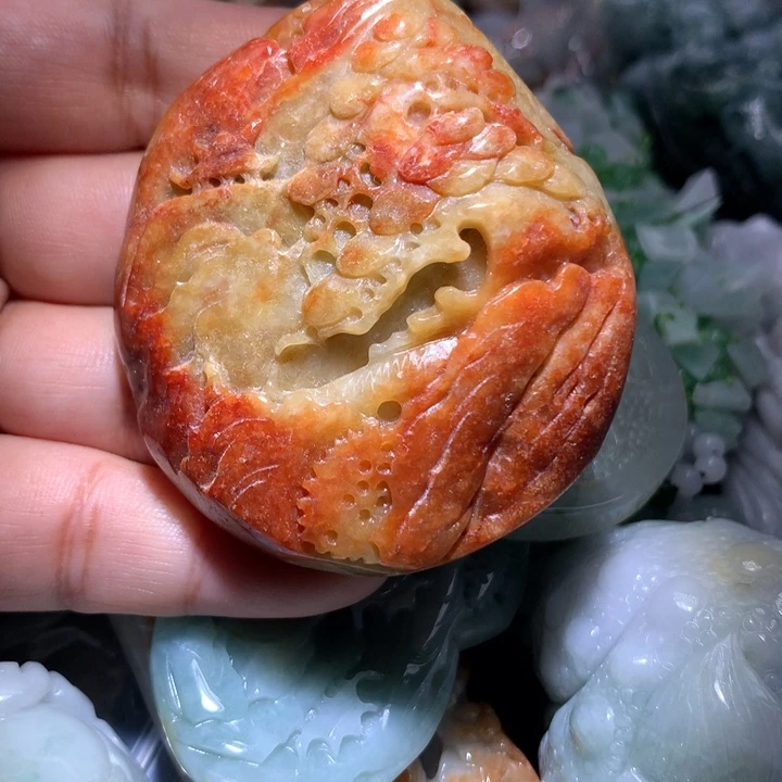 翡翠未镶嵌颈饰保真天然A货翡翠