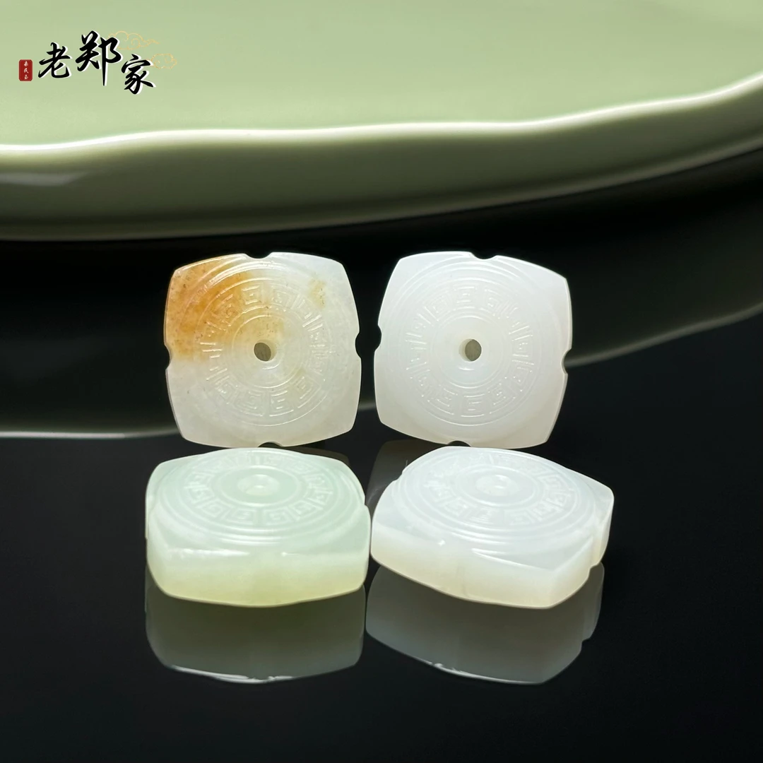 【老郑家】和田玉挂件 2155 多样性发一件 约24*24*8mm