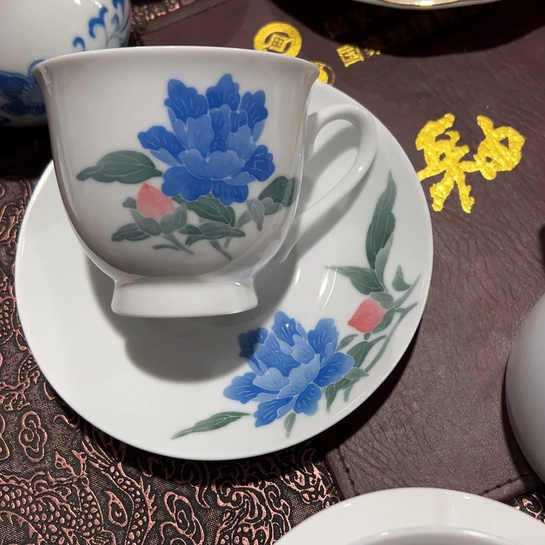 牡***丹醴陵瓷直播供货基地两套