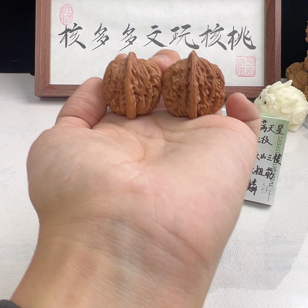 文玩核桃吊坠33尺四座楼