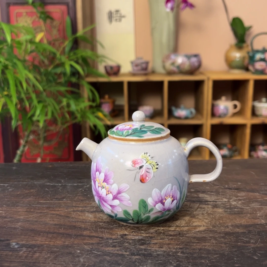 柴烧手工手绘陶瓷
