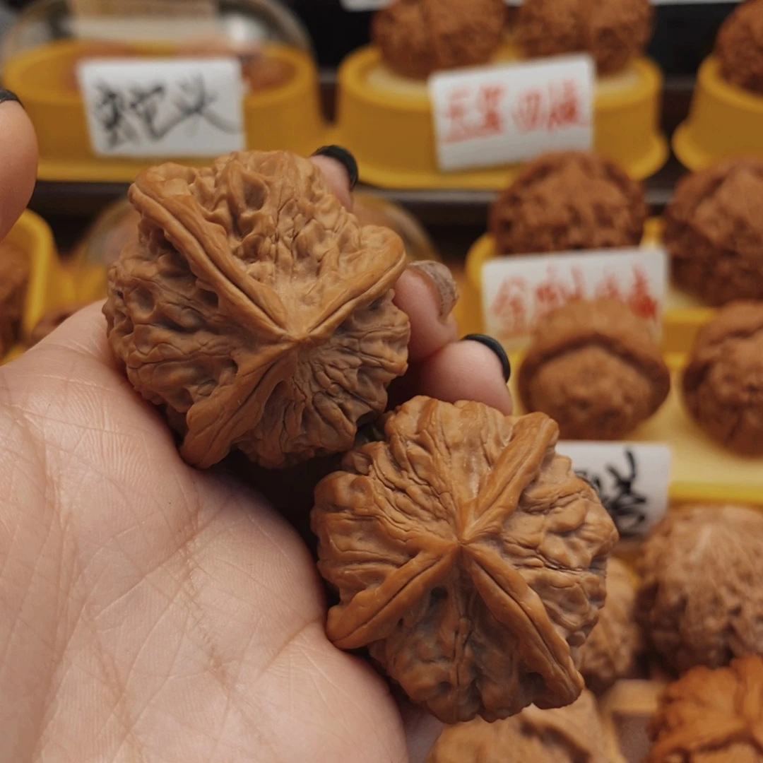 吊坠文玩核桃40全品玉玺正丁