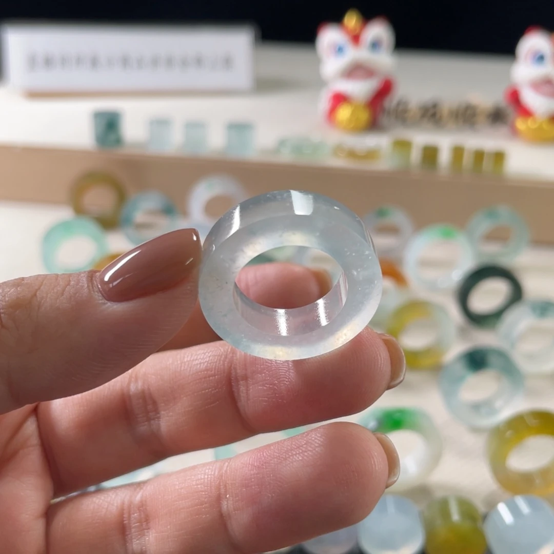 定制翡翠未镶嵌上新冰玻杠光