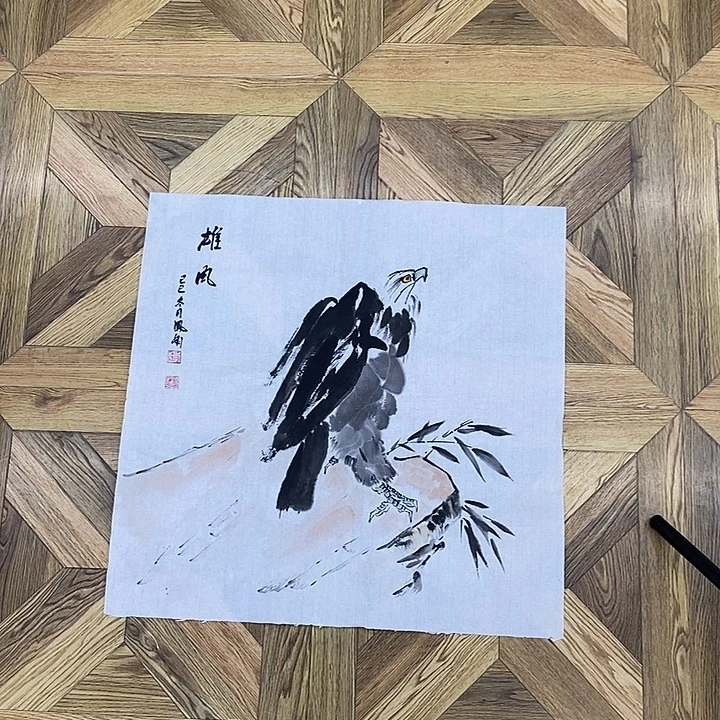 鹰，大小50*50作品