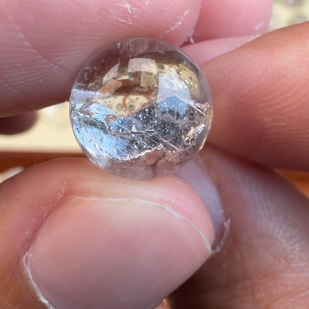 水晶珠宝半成品未镶嵌11.7mm