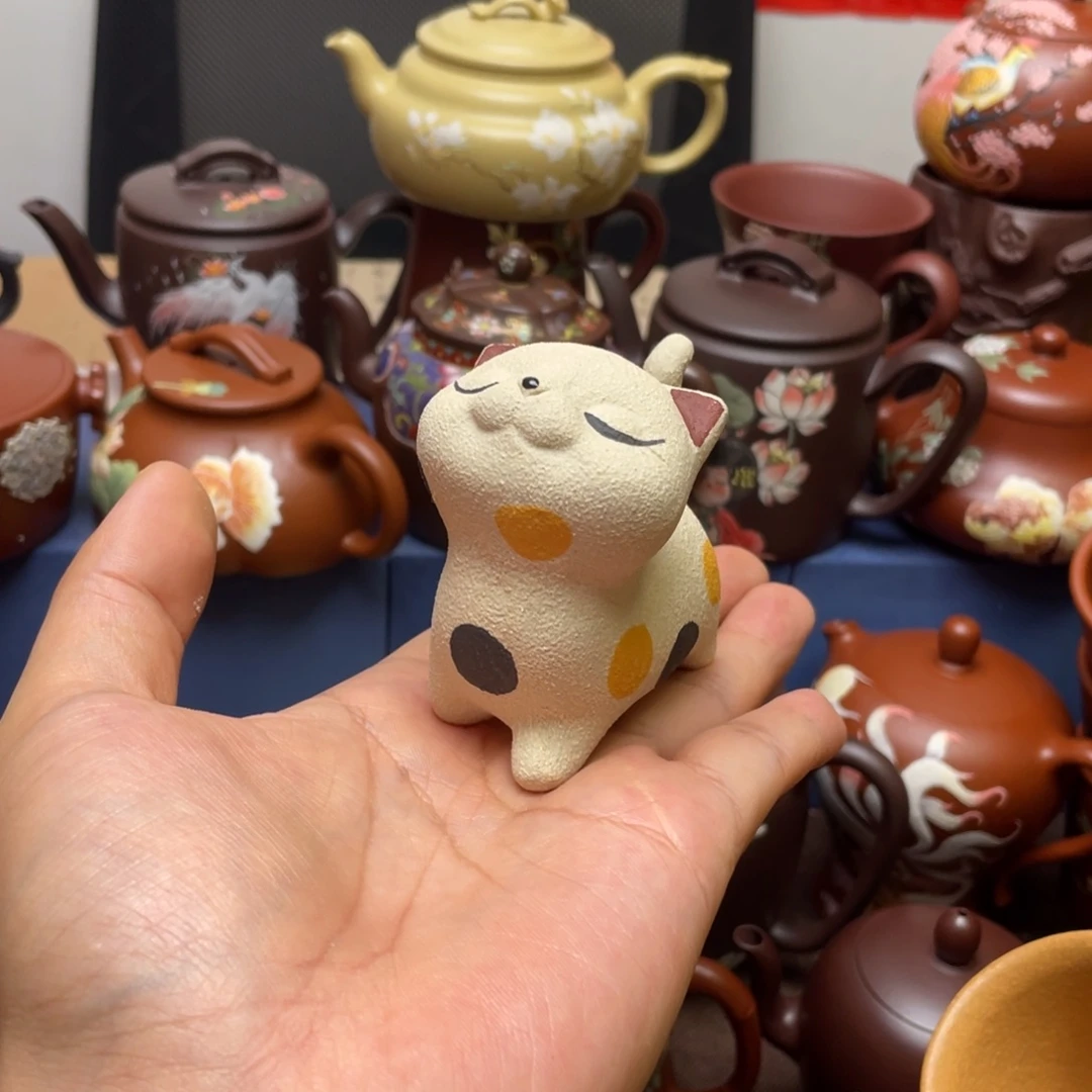茶杯紫砂紫砂茶宠