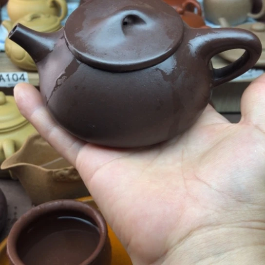 茶壶紫砂紫泥石瓢200豪升左右