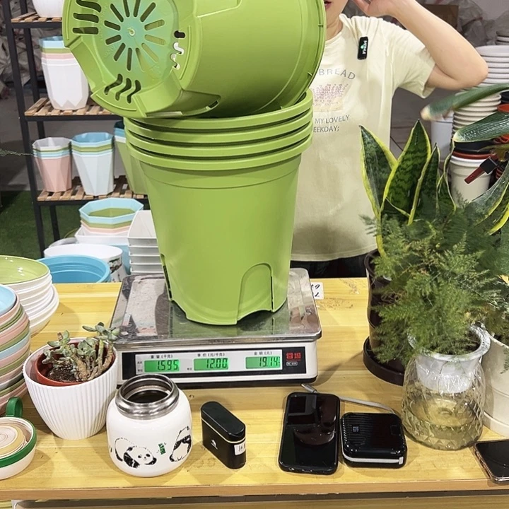 微瑕圆形控根口28高28果绿色无托5只