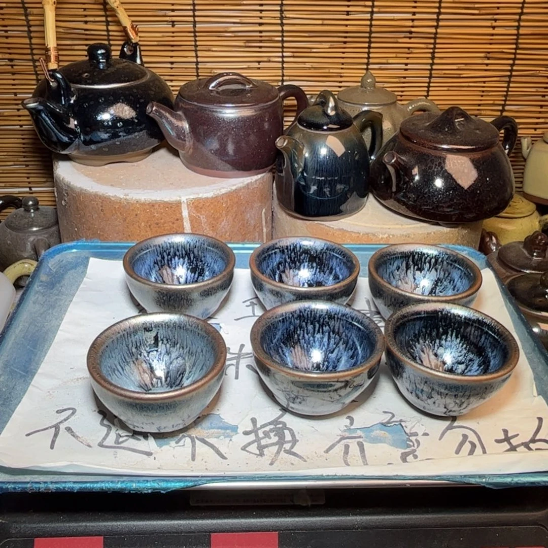 茶盏建窑建盏 微瑕作品