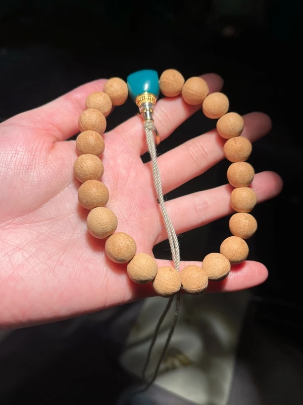 五线菩提大尺寸原皮11.5➕单圈手串手持近12mm